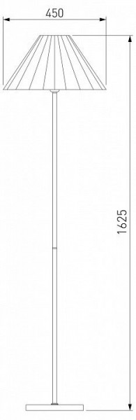 Торшер Eurosvet Peony 01133/1 хром/графит в Коротчаево - korotchaevo.mebel24.online | фото 3