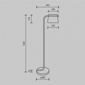 Торшер Maytoni Cabaret MOD170FL-L8BS3K в Коротчаево - korotchaevo.mebel24.online | фото 7