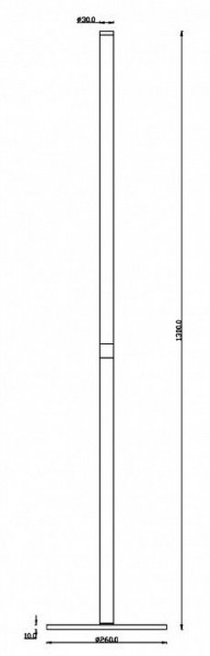 Торшер Maytoni Ray Z012FL-L18B3K в Коротчаево - korotchaevo.mebel24.online | фото 3