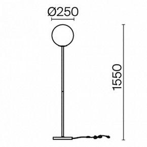 Торшер Maytoni Ring MOD013FL-01B в Коротчаево - korotchaevo.mebel24.online | фото 4