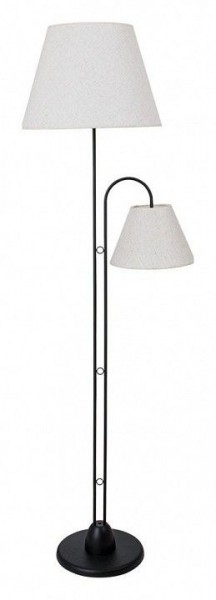 Торшер с подсветкой Arte Lamp Alea A5068PN-2BK в Коротчаево - korotchaevo.mebel24.online | фото