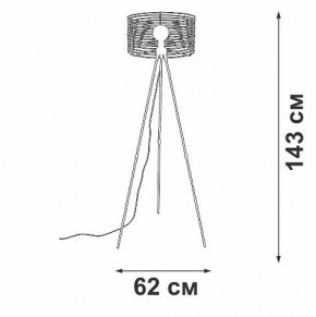 Торшер Vitaluce V3099 V3099-1/1P в Коротчаево - korotchaevo.mebel24.online | фото 4