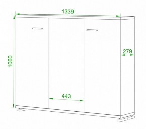 Тумба Домино нельсон ПУ-60-4 в Коротчаево - korotchaevo.mebel24.online | фото 2