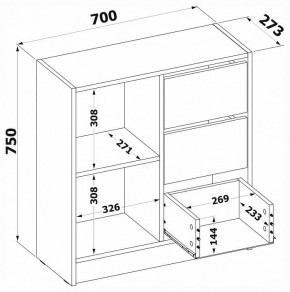 Тумба комбинированная Т-1 в Коротчаево - korotchaevo.mebel24.online | фото 4