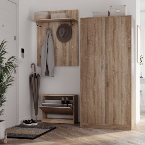Тумба ОРИОН с одной полкой для обуви, цвет Дуб Сонома в Коротчаево - korotchaevo.mebel24.online | фото 4