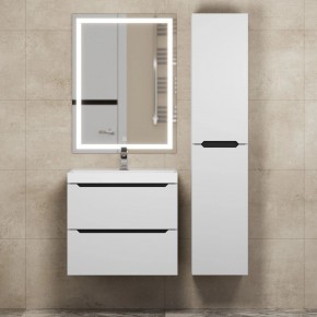 Тумба под раковину Uperwood Tanos 60 см, подвесная, белая/графит в Коротчаево - korotchaevo.mebel24.online | фото 13