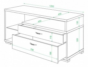 Тумба под ТВ Домино ТК-10 в Коротчаево - korotchaevo.mebel24.online | фото 2