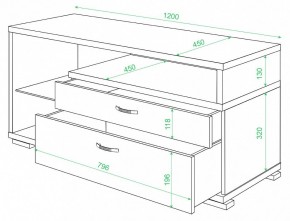 Тумба под ТВ Домино ТК-10М в Коротчаево - korotchaevo.mebel24.online | фото 2