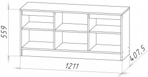 НИЦЦА-9 Тумба под ТВ (НЦ.09) в Коротчаево - korotchaevo.mebel24.online | фото 2