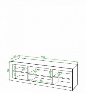 Тумба под ТВ Toivo Кон170 в Коротчаево - korotchaevo.mebel24.online | фото 2