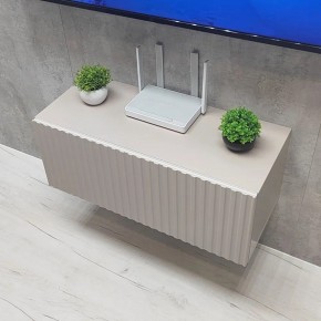 Тумба подвесная под ТВ LINES MTV1-MA 750 Бежевый (Леда-М 10.1.5) в Коротчаево - korotchaevo.mebel24.online | фото 6