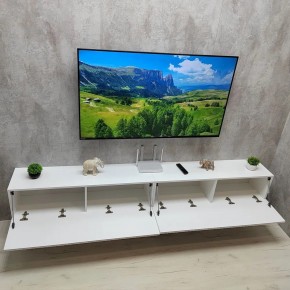 Тумба подвесная под ТВ LINES MTV4-MA 1150 Белый матовый (Белый-M 10.1.2) в Коротчаево - korotchaevo.mebel24.online | фото 11