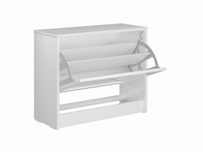 Тумба СИРИУС с откидной полкой для обуви, цвет белый в Коротчаево - korotchaevo.mebel24.online | фото 3