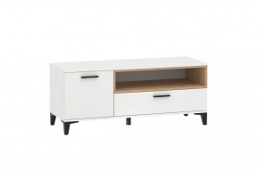 Тумба ТВА НМ 013.42 "Bergen" (Белый/Дуб бунратти) в Коротчаево - korotchaevo.mebel24.online | фото 2