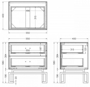 Тумбочка KFG085-NI в Коротчаево - korotchaevo.mebel24.online | фото 5