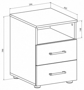 Тумбочка Офис ОФ-24 в Коротчаево - korotchaevo.mebel24.online | фото 2