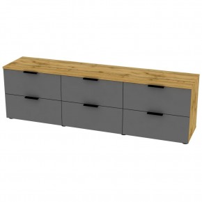 ТВ тумба TV34 (ДВ-Графит) в Коротчаево - korotchaevo.mebel24.online | фото
