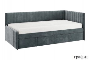 ТВИКС Кровать (тахта) с ящиками 900 (графит) в Коротчаево - korotchaevo.mebel24.online | фото