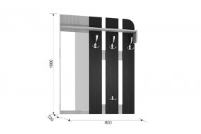 АВРОРА Вешалка в Коротчаево - korotchaevo.mebel24.online | фото 2