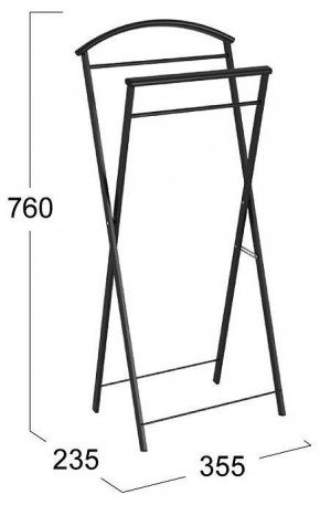 Вешалка для костюма Контур в Коротчаево - korotchaevo.mebel24.online | фото