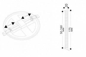 Встраиваемый светильник Arte Lamp Mesura A7975PL-1WH в Коротчаево - korotchaevo.mebel24.online | фото 5