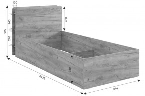 ЮНИОР Кровать с основанием 900 в Коротчаево - korotchaevo.mebel24.online | фото 3