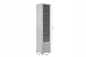 ЗЕФИР Гостиная К1 (белое дерево/белый муар) в Коротчаево - korotchaevo.mebel24.online | фото 5