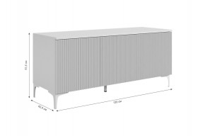 ЗЕФИР Гостиная К2 (белое дерево/черный муар) в Коротчаево - korotchaevo.mebel24.online | фото 4