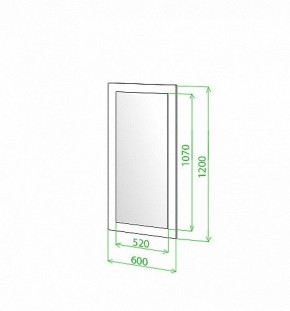 Зеркало настенное Toivo ЗР 120 в Коротчаево - korotchaevo.mebel24.online | фото 2